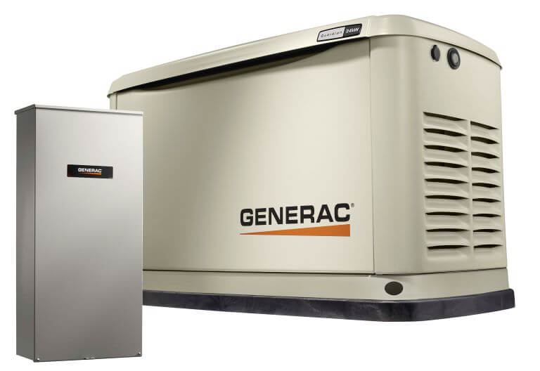 Generac Guardian 26KW Home Backup Generator with Free Mobile Link